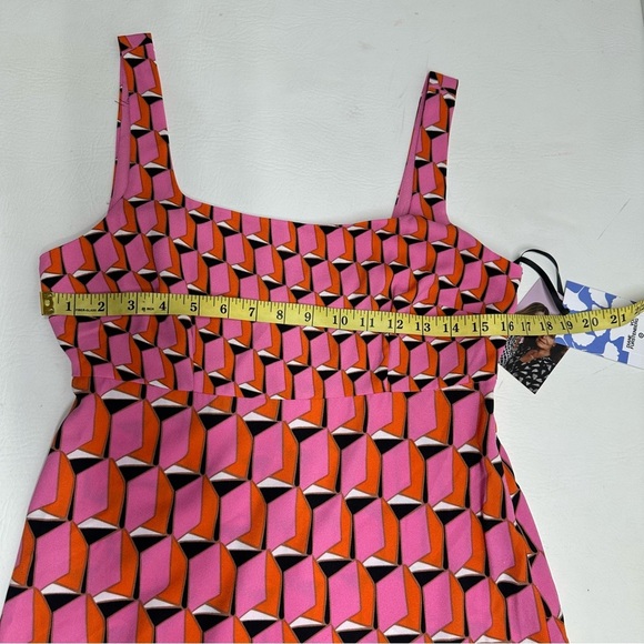 Diane Von Furstenberg for target Geometric  Sleeveless Dress size 6 nwt - Picture 4 of 7